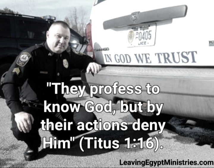 In God We Trust police meme
