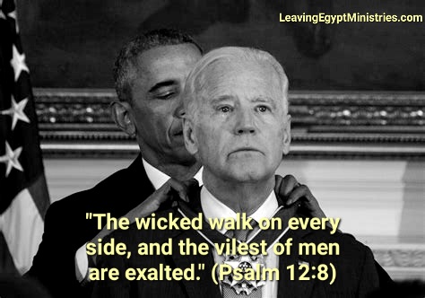 Joe Biden meme Bible verse