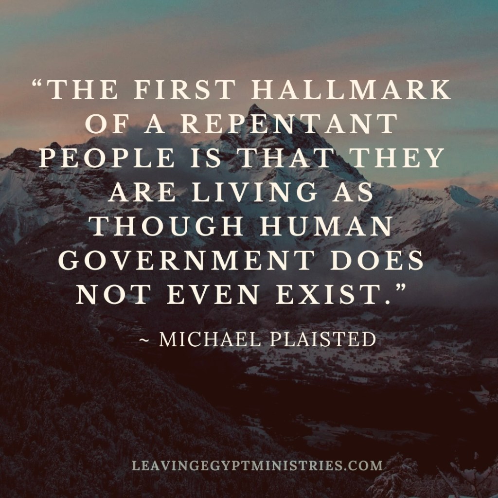 Repentance, statism, sin, Christian anarchism, God’s kingdom, 