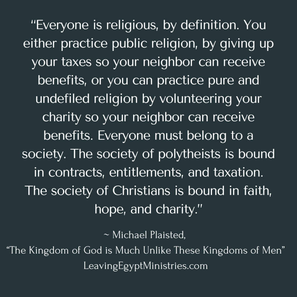 Religion, theology, atheism, myth of atheism, everyone is religious, God, Godarchy, Christarchism, Christocrat, Christian anarchism, Michael Plaisted, meme