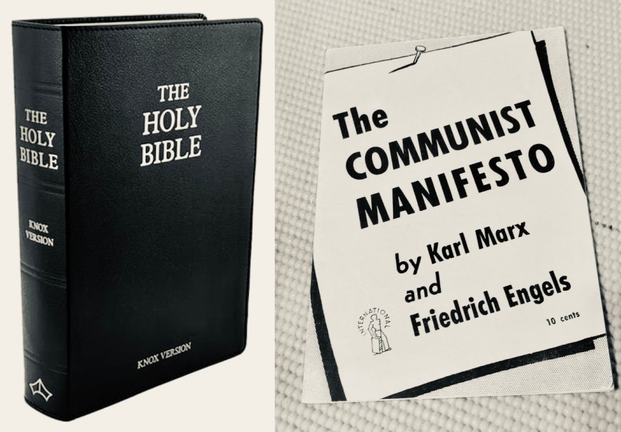 Bible-and-communist-manifesto